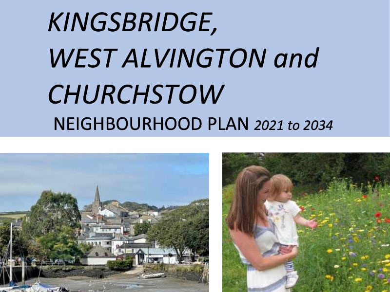 Kingsbridge, West Alvington & Churchstow Neighbourhood Plan made (adopted) at the South Hams District Council meeting held on 15 December 2022